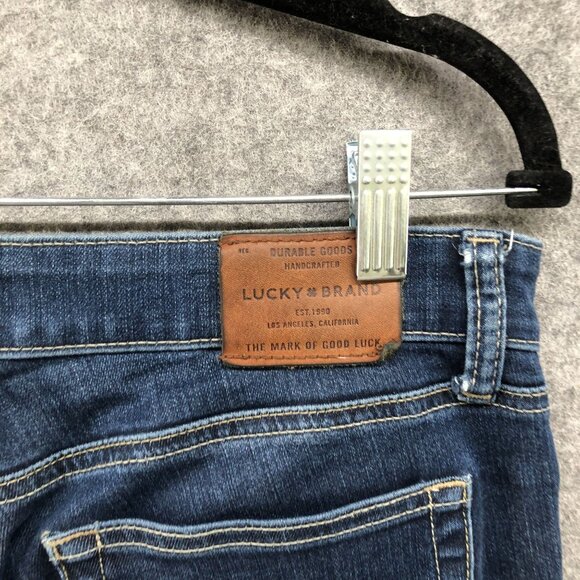 Lucky Brand Stella Skinny Jean Womens 6 / 28 Blue Low Rise Lightweight Stretch - Picture 7 of 13